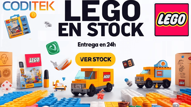 Lego en Coditek. Envío 24h.